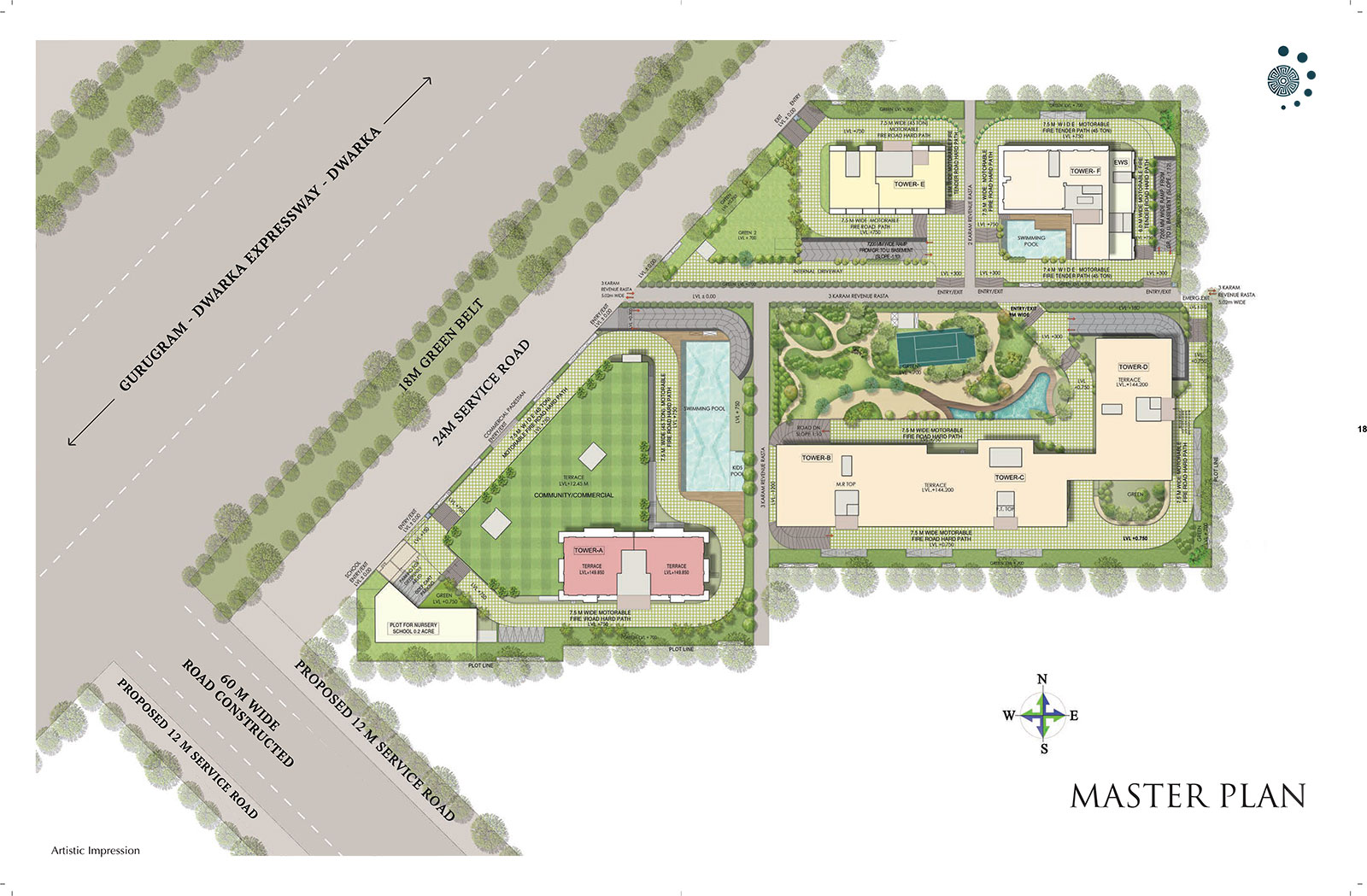 Central Park Delphine Master Plan